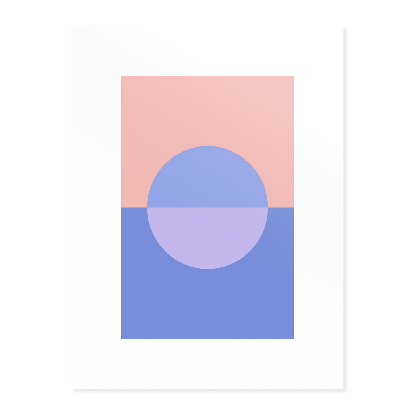 Sunset - Dusky Blue Peach