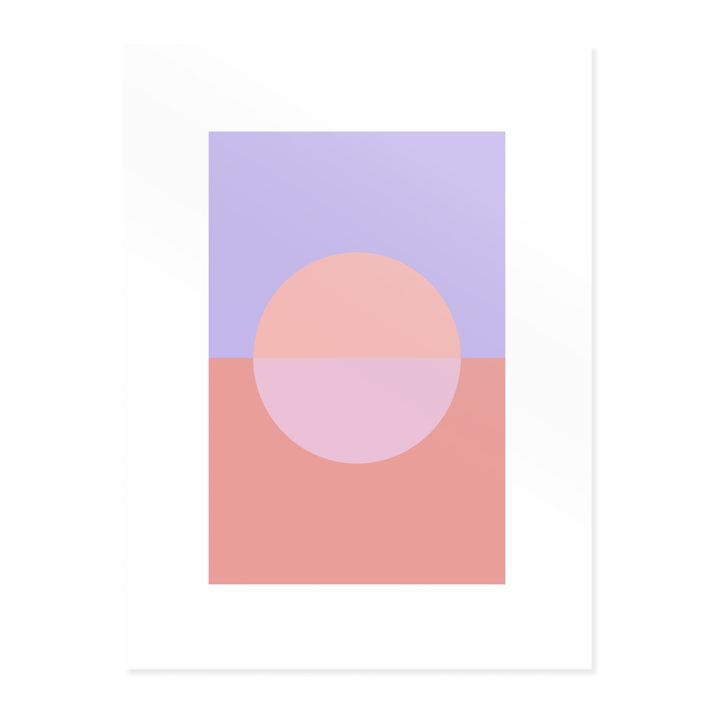 Sunset - Dusky Peach Purple