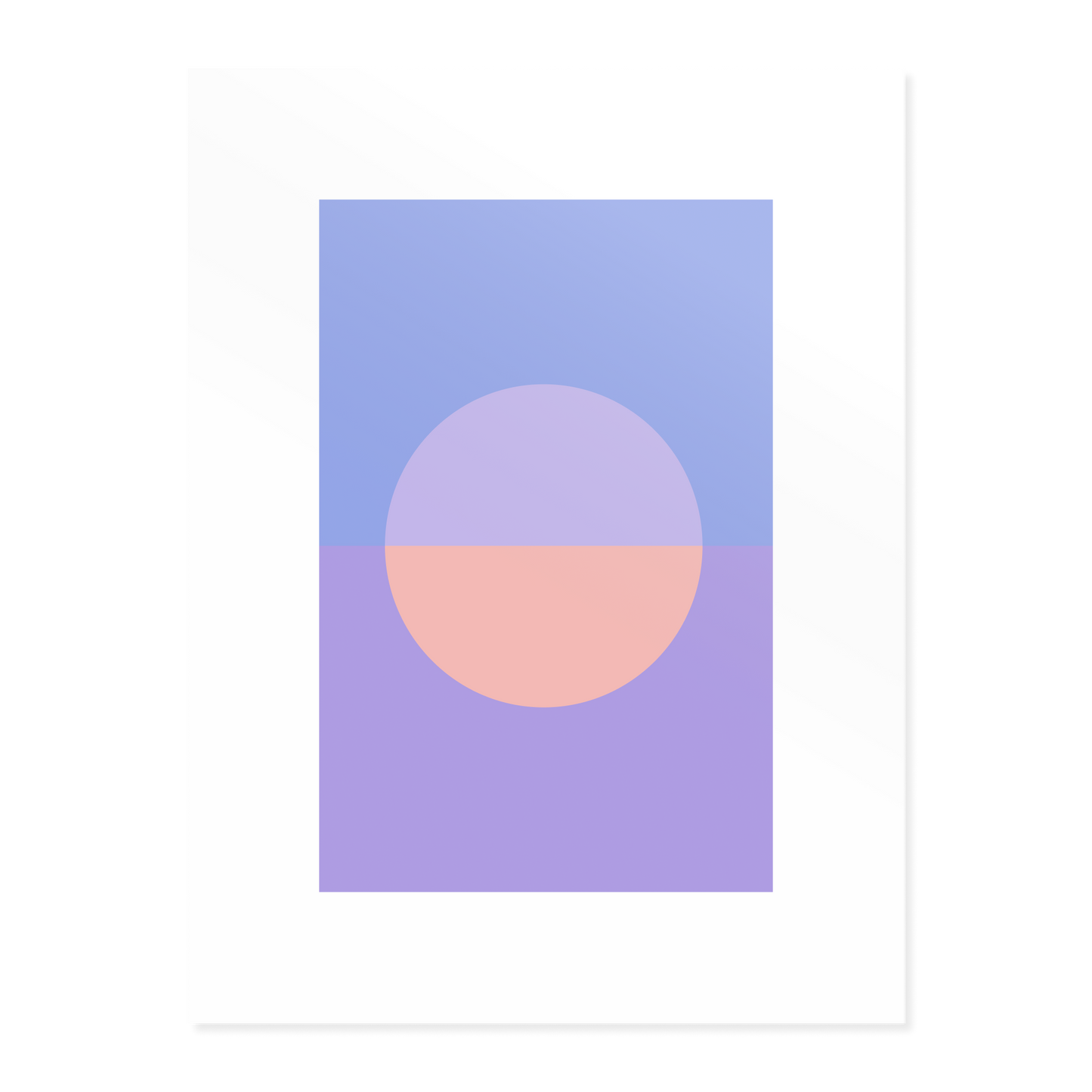 Sunset - Dusky Purple Blue