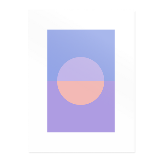 Sunset - Dusky Purple Blue